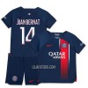 Camisola + Calções Paris Saint-Germain Juan Bernat 14 Criança Equipamento 1ª 23/24