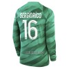 Camisola Guarda-Redes Paris Saint-Germain Sergio Rico 16 Manga Comprida Homen Equipamento 1ª 23/24