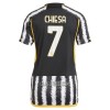 Camisola Juventus Chiesa 7 Mulher Equipamento 1ª 23/24