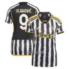 Camisola Juventus Vlahovic 9 Mulher Equipamento 1ª 23/24