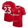 Camisola Liverpool Luis Diaz 23 Homen Equipamento 1ª 23/24