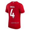 Camisola Liverpool Virgil 4 Homen Equipamento 1ª 23/24