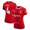 Camisola Liverpool Virgil 4 Mulher Equipamento 1ª 23/24