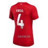 Camisola Liverpool Virgil 4 Mulher Equipamento 1ª 23/24