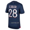 Camisola Paris Saint-Germain C. Soler 28 Homen Equipamento 1ª 23/24