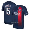 Camisola Paris Saint-Germain Danilo 15 Homen Equipamento 1ª 23/24