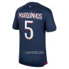 Camisola Paris Saint-Germain Marquinhos 5 Homen Equipamento 1ª 23/24