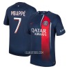 Camisola Paris Saint-Germain Mbappé 7 Homen Equipamento 1ª 23/24