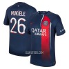 Camisola Paris Saint-Germain Mukiele 26 Homen Equipamento 1ª 23/24