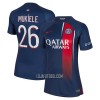 Camisola Paris Saint-Germain Mukiele 26 Mulher Equipamento 1ª 23/24