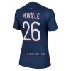 Camisola Paris Saint-Germain Mukiele 26 Mulher Equipamento 1ª 23/24