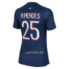 Camisola Paris Saint-Germain N.Mendes 25 Mulher Equipamento 1ª 23/24