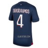 Camisola Paris Saint-Germain Sergio Ramos 4 Homen Equipamento 1ª 23/24