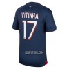 Camisola Paris Saint-Germain Vitinha 17 Homen Equipamento 1ª 23/24