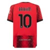 Camisola AC Milan Brahim 10 Homen Equipamento 1ª 23/24