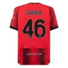 Camisola AC Milan Gabbia 46 Homen Equipamento 1ª 23/24