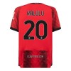 Camisola AC Milan Kalulu 20 Homen Equipamento 1ª 23/24