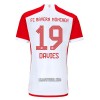 Camisola Bayern de Munique Alphonso Davies 19 Homen Equipamento 1ª 23/24