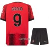 Camisola + Calções AC Milan Giroud 9 Criança Equipamento 1ª 23/24