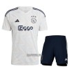 Camisola + Calções Ajax Amsterdam Criança Equipamento 2ª 23/24