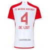 Camisola + Calções FC Bayern de Munique De Ligt 4 Criança Equipamento 1ª 23/24