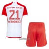 Camisola + Calções FC Bayern de Munique Lucas Hernandez 21 Criança Equipamento 1ª 23/24