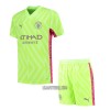 Camisola + Calções Guarda-Redes Manchester City Criança Equipamento 3ª 23/24