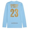 Camisola Manchester City Champions of Europe Manga Comprida Homen Equipamento 1ª 23/24