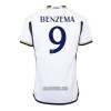 Camisola Real Madrid Benzema 9 Homen Equipamento 1ª 23/24