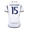 Camisola Real Madrid Valverde 15 Homen Equipamento 1ª 23/24