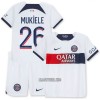 Camisola + Calções Paris Saint-Germain Mukiele 26 Criança Equipamento 2ª 23/24