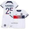 Camisola + Calções Paris Saint-Germain N.Mendes 25 Criança Equipamento 2ª 23/24