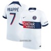 Camisola Paris Saint-Germain Mbappé 7 Homen Equipamento 2ª 23/24