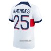 Camisola Paris Saint-Germain N.Mendes 25 Homen Equipamento 2ª 23/24