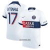 Camisola Paris Saint-Germain Vitinha 17 Homen Equipamento 2ª 23/24