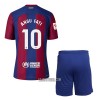 Camisola + Calções FC Barcelona Ansu Fati 10 Criança Equipamento 1ª 23/24