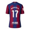 Camisola FC Barcelona Marcos A. 17 Homen Equipamento 1ª 23/24