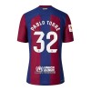 Camisola FC Barcelona Pablo Torre 32 Homen Equipamento 1ª 23/24