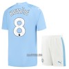 Camisola + Calções Manchester City Kovacic 8 Criança Equipamento 1ª 23/24