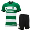 Camisola + Calções Sporting CP Criança Equipamento 1ª 23/24