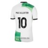 Camisola Liverpool Mac Allister 10 Homen Equipamento 2ª 23/24