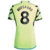 Camisola Arsenal Odegaard 8 Homen Equipamento 2ª 23/24