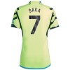 Camisola Arsenal Saka 7 Homen Equipamento 2ª 23/24