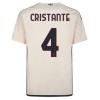 Camisola AS Roma Cristante 4 Homen Equipamento 2ª 23/24