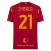 Camisola AS Roma Dybala 21 Homen Equipamento 1ª 23/24