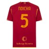 Camisola AS Roma Ndicka 5 Homen Equipamento 1ª 23/24