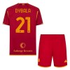 Camisola + Calções AS Roma Dybala 21 Criança Equipamento 1ª 23/24