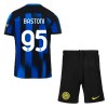 Camisola + Calções Inter Milan Bastoni 95 Criança Equipamento 1ª 23/24