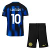 Camisola + Calções Inter Milan Lautaro Martinez 10 Criança Equipamento 1ª 23/24