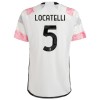 Camisola + Calções Juventus Locatelli 5 Criança Equipamento 2ª 23/24